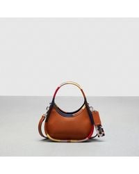 COACH - Mini Ergo Bag With Crossbody Strap In Topia Leather With Upcrafted Leather Binding - Lyst