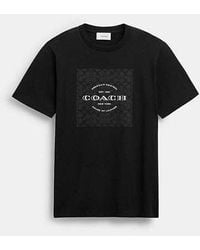 COACH - Signature T-Shirt - Lyst