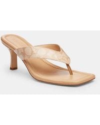 COACH - Scarpa Con Tacco Kitten - Lyst