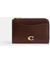 COACH - Essential Key Zip Card Case - Lyst