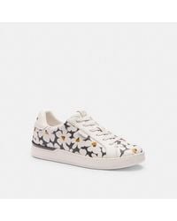 COACH - Lowline Low Top Sneaker With Floral Print - Lyst