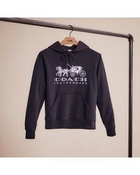 COACH - Restored Horse And Carriage Hoodie In Organic Cotton - Lyst