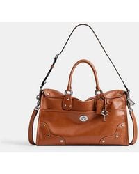 COACH - Rhyder Satchel Bag 38 - Lyst