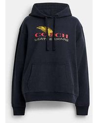 COACH - Collage Graphic Hoodie In Organic Cotton - Lyst