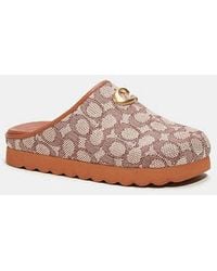 COACH - Hadley Signature Jacquard Slipper - Lyst
