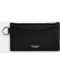COACH - Zip Card Case - Lyst