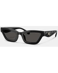 COACH - Quilted Narrow Cat Eye Sunglasses - Lyst