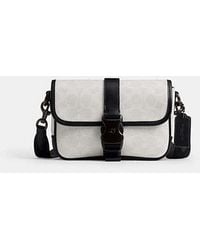 COACH - League Crossbody Bag 19 In Signature Canvas - Lyst