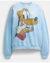 COACH - Disney X Coach Pluto Crewneck Sweatshirt - Lyst
