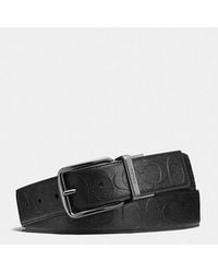 COACH - Harness Buckle Cut To Size Reversible Belt, 38 Mm - Lyst
