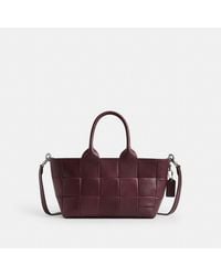 COACH - Ego Small Tote Bag In Upcrafted Leather - Lyst