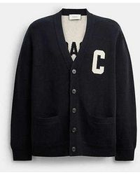 COACH - Coach Cardigan - Lyst
