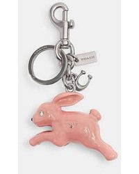 COACH - Ciondolo Da Borsa Con Coniglietto - Lyst