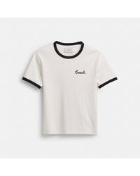 COACH - Ringer T Shirt - Lyst