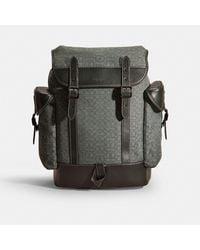 COACH - Restored Hitch Backpack In Micro Signature Jacquard - Lyst