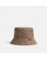 COACH - Signature Jacquard Bucket Hat - Lyst