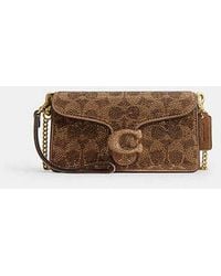 COACH - Tabby Chain Crossbody Bag 19 With Crystal Signature - Lyst