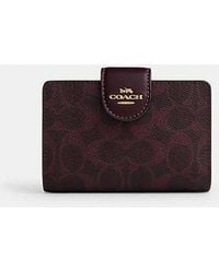 COACH - Medium Corner Zip Wallet - Lyst