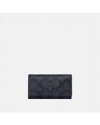 COACH - Four Ring Key Case In Signature Canvas - Lyst