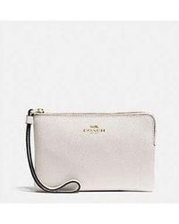 COACH - Corner Zip Wristlet - Lyst