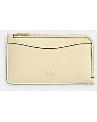 COACH - New York Zip Card Case - Lyst