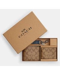 COACH - Boxed 3 In 1 Wallet Gift Set In Colorblock Signature Canvas - Lyst