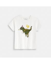 COACH - Rexy 10Th Birthday 90's Fit T-Shirt - Lyst
