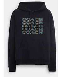 COACH - Signature Stack Hoodie - Lyst