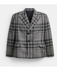 COACH - Yarn Dye Blazer - Lyst
