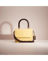 COACH Madison Shoulder Bag in Signature Canvas With Rivets And Snakeskin  Detail - Macy's