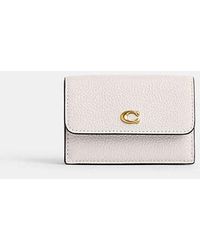 COACH - Essential Mini Trifold Wallet - Lyst