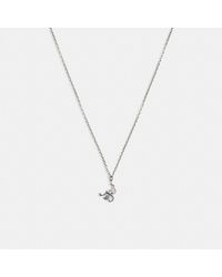 COACH - Sterling Silver Scorpion Pendant Necklace - Lyst