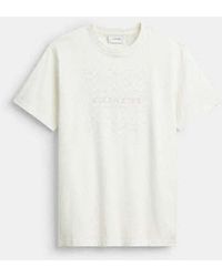 COACH - Signature Square T-Shirt - Lyst