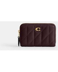 COACH - Essential Small Zip Around Card Case - Lyst