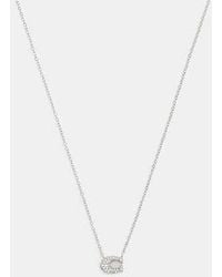 COACH - Pavé C Necklace - Lyst