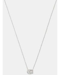 COACH - Pavé C Necklace - Lyst