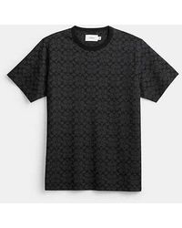 COACH - Signature T-Shirt - Lyst