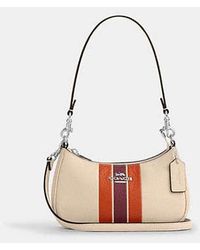 COACH - Teri Mini Umhängetasche Mit Streifen - Lyst