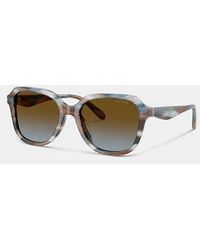 COACH - Oval Square Sunglasses - Lyst