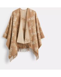 COACH - Horse And Carriage Poncho - Lyst