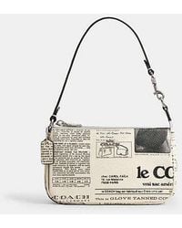 COACH - Nolita 19 With Newspaper Print - Lyst