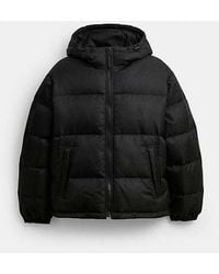 COACH - Tonal Signature Down Jacket - Lyst