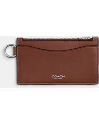 COACH - Zip Card Case - Lyst