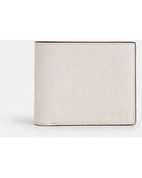 COACH - 3 In 1 Wallet - White | Leather - Lyst