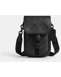 COACH - League Handy Umhängetasche Aus Signature Canvas - Lyst