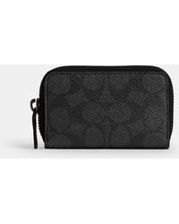 COACH - Small Zip Around Card Case - Lyst
