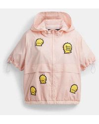 COACH - Coupe-Vent À Manches Courtes Brain Dead En Pour Femmes, Taille - Lyst