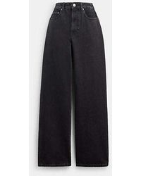 COACH - Loose Fit Jeans In Organic Cotton - Lyst