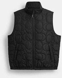 COACH - Doudoune Sans Manches Matelassée Exclusive - Lyst