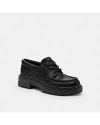 COACH - Lug Sole Boat Shoe - Lyst